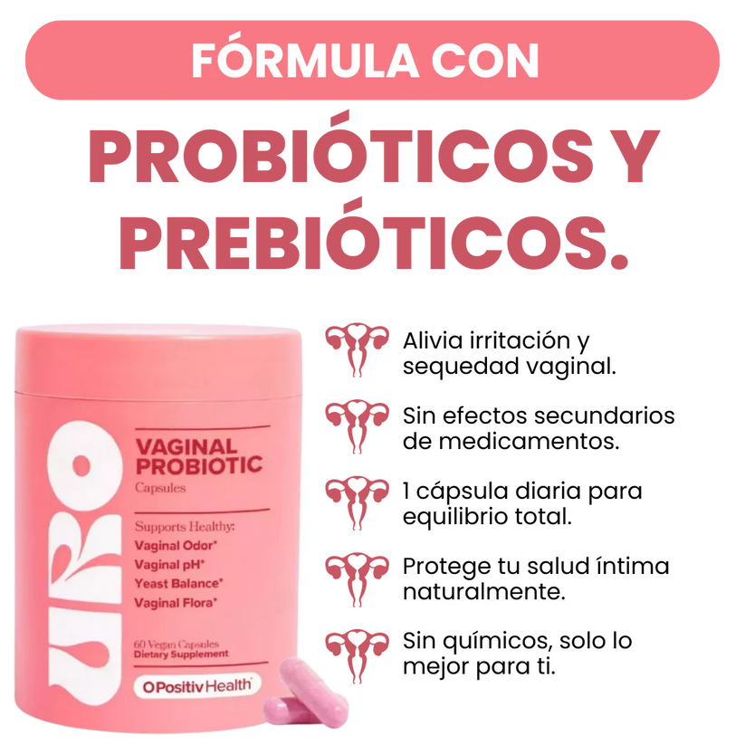 🌸 URO Vaginal Probiotic - La Revolución en Salud íntima Femenina
