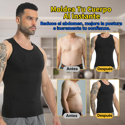 👕 Camisilla De Compresión Elegante | Transforma tu figura y confianza al instante